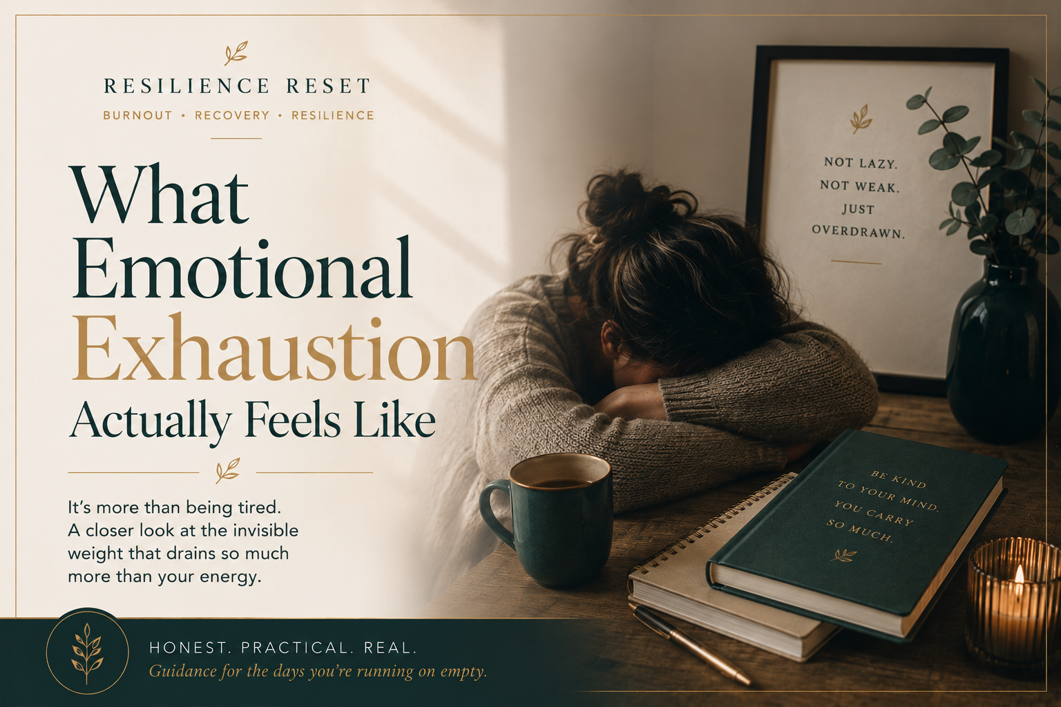 What Emotional Exhaustion Actually Feels Like